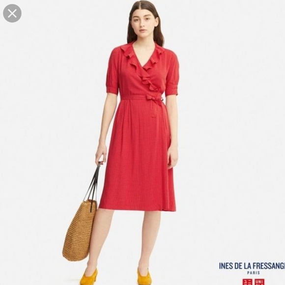 uniqlo ines de la fressange dress